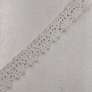 (1 метр) Мереживо лляне 1,1 см Колір - Білий (М5003-7-1)