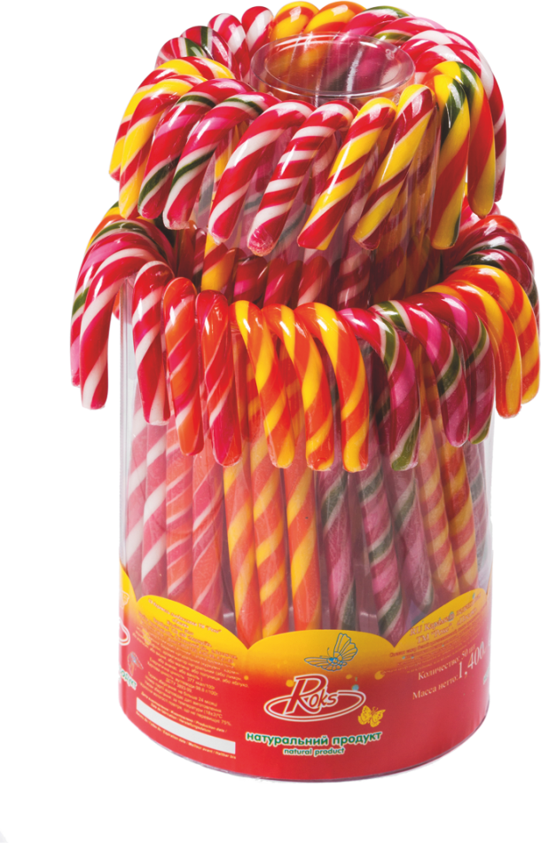 Льодяники Посох 48 гр 41 шт Roks, фото 1
