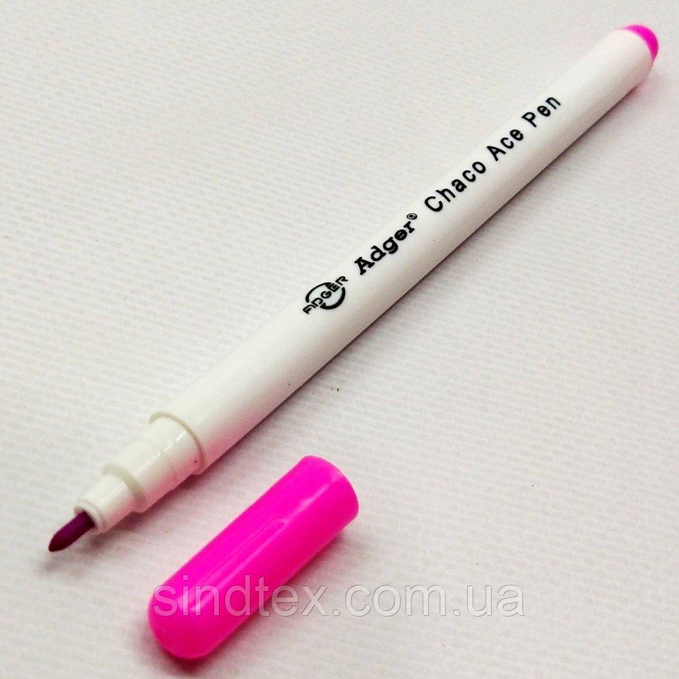 Зникаючий (водорозчинний) маркер Adger для тканини, рожевий