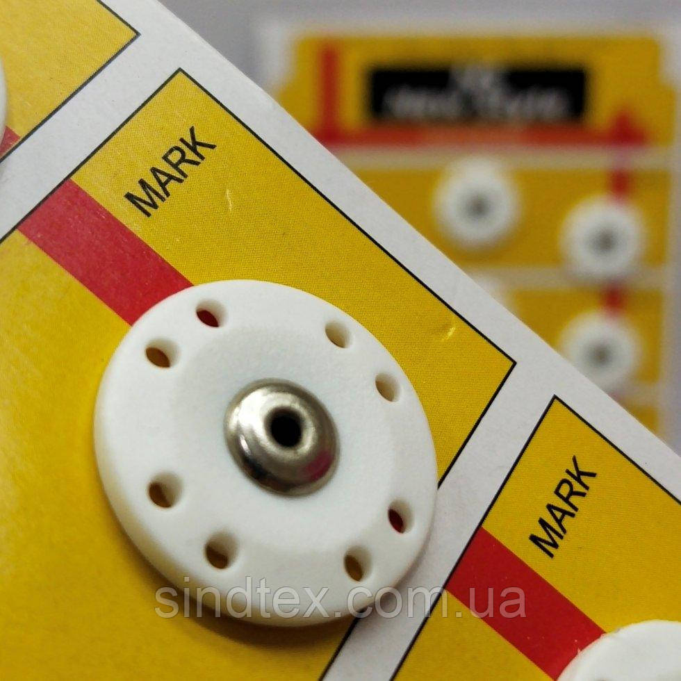 D=21 Мм Кнопки Пластиковые Декоративные для Одежды Пришивные Белый ...