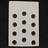 D=17мм, пришивні застібки-кнопки для одягу Sindtex 12шт метал колір Антик, фото 4