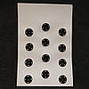 D=17мм, пришивні застібки-кнопки для одягу Sindtex 12шт метал колір чорний, фото 4
