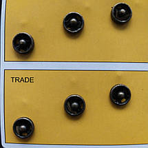 D=8,5мм, пришивні застібки-кнопки для одягу Sindtex 24шт метал колір Антик, фото 2