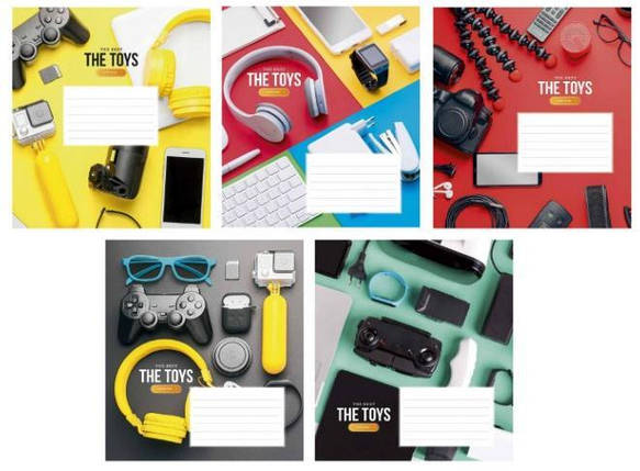 Зошит 18 арк. клітинка "Школярік" / Great toys, фото 1