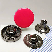 Кнопка Альфа 15мм Розовая (10шт.) (103303)