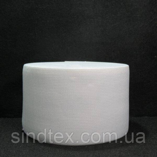 Широка білизняна резинка для одягу Sindtex білий 8 см х 22,5