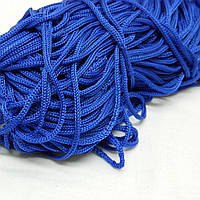 Шнур 5 мм текстильный полиамидный, синий (90м)