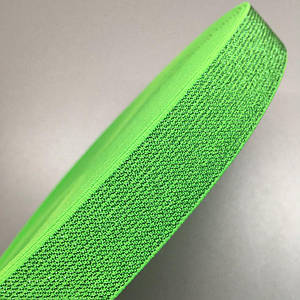 Резинка поясная с люрексом 2.5см, длина 25 ярдов 23 метра. зеленый (657-Л-0324)