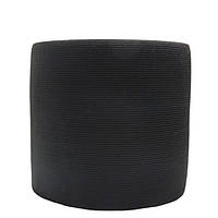 Широкая бельевая резинка для одежды Sindtex черная 15 см х 22,5 м
