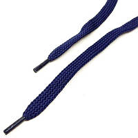 Синий шнур плоский плетеный 1,5м полиэстер
