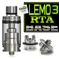 Eleaf Lemo 3 RTA Base. Переходник обслуживаемая спиральная дека для Лемо 3.