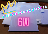 Термопрокладка 1,5 мм | теплопроводимость 6w | 100*100мм