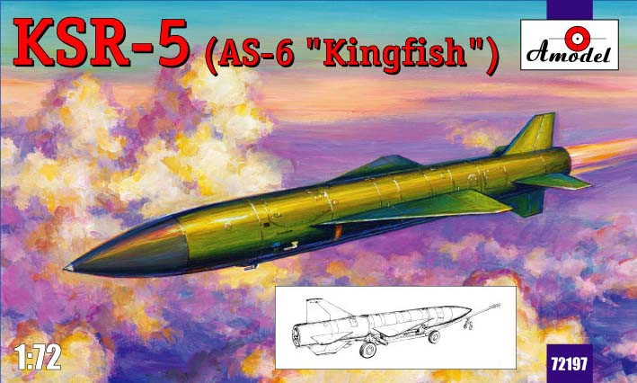 Пластикова модель 1/72 A-model 72197 KSR-5 (AS-6 'Kingfish"), фото 1