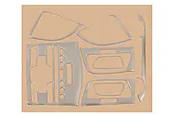 Honda CRV 2012-2016 Накладки на панель под алюминий Meric TMR Накладки на панель Хонда СРВ