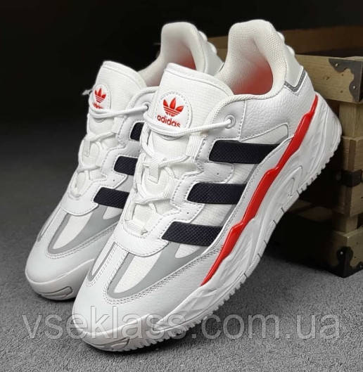 Adidas Niteball мужские кроссовки белые Адидас Найтбол крутые стильные ...