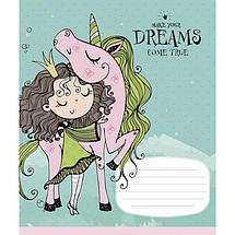 Зошит 12_арк. клітинка "Школярик" ГЛІТЕР / For pretty princess, фото 5