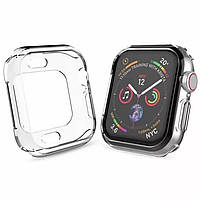 Чохол із захисним склом для Apple Watch 44 мм Transparent, фото 4