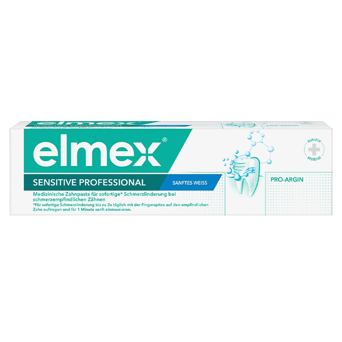 Зубна паста Elmex Sensitiv sanftes Weiß 75 мл