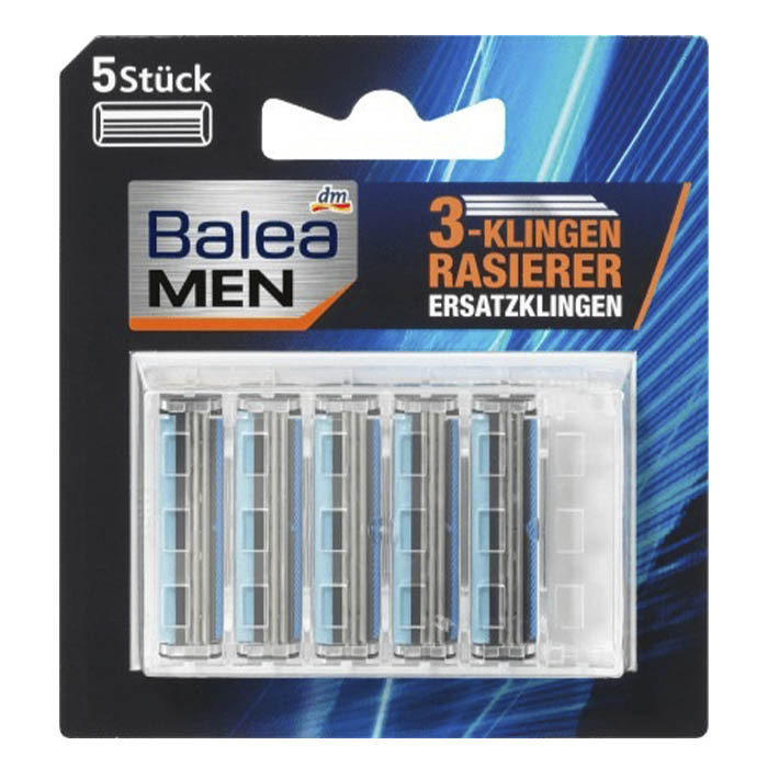 Змінні касети для гоління Balea Men 3 Klingen 5 шт, фото 1