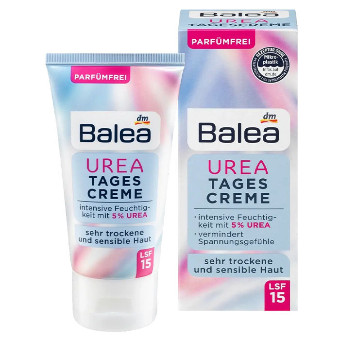Крем для обличчя денний Balea Urea з сечовиною 50 мл, фото 1