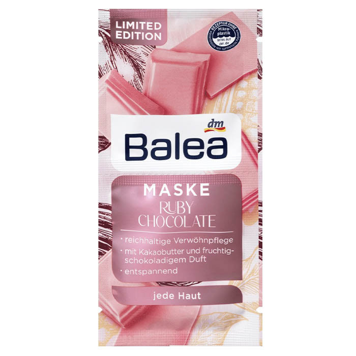 Маска для обличчя Balea Ruby Chocolate 16 мл, фото 1