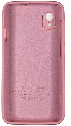 Чохол Soft touch для ZTE Blade L8 (не зте блейд л8) рожевий, фото 3