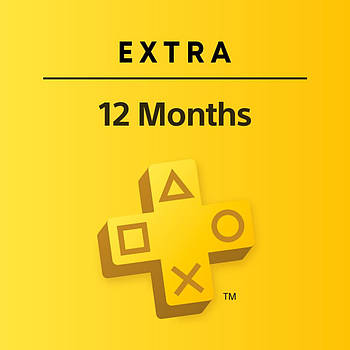 PlayStation Plus Екстра (Extra) на 12 місяців (PS Plus)