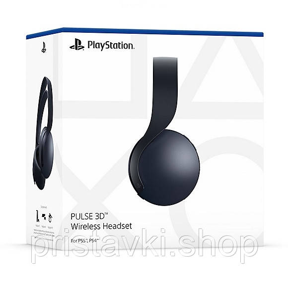 Playstation 5 Pulse 3D Wireless Headset Black Бездротова гарнітура, фото 1