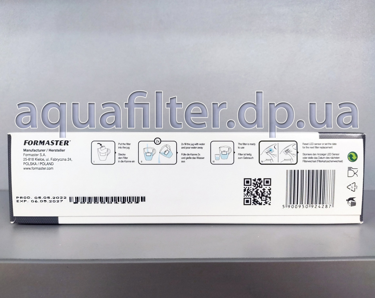 Сменный картридж Dafi Unimax с магнием Mg+ (3 шт.) вместо Brita Maxtra - фото 4 - id-p1639490675
