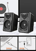 Колонки для ПК Kisonli T-008A динамики для компьютера домашняя аудиосистема акустика
