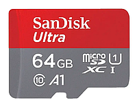 Карта памяти Sandisk Ultra 64GB microSD Class 10