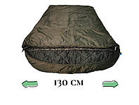 Широкий 130см спальный мешок, спальник одеяло -15/+5 Arvisa