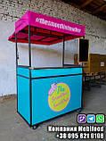 Торговий візок для продажу хот-догів.  PРТТ-3 "Лофт" (1500 мм), фото 3
