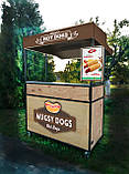 Торговий візок для продажу хот-догів.  PРТТ-3 "Лофт" (1500 мм), фото 2