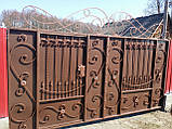 Ковані ворота Київ арт.кв.28, фото 6