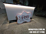 Візок трансформер "КУБ із дахом" 2000 мм для вуличної торгівлі (Розбірна)., фото 5