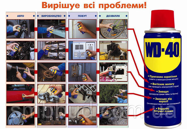 Універсальне мастило WD-40 засіб для тисячі застосувань 100 мл