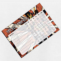 Магнітний трекер звичок (дитячий з супергероєм) А3