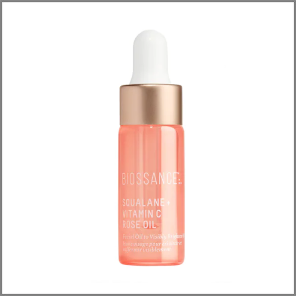 Рожева олія для обличчя з вітаміном С і сквалном Biosance Squalane + Vitamin C Rose Oil 4,5 мл