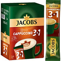 "Jacobs" Cappuccino 3 в 1, 24 стіка*12.5 г