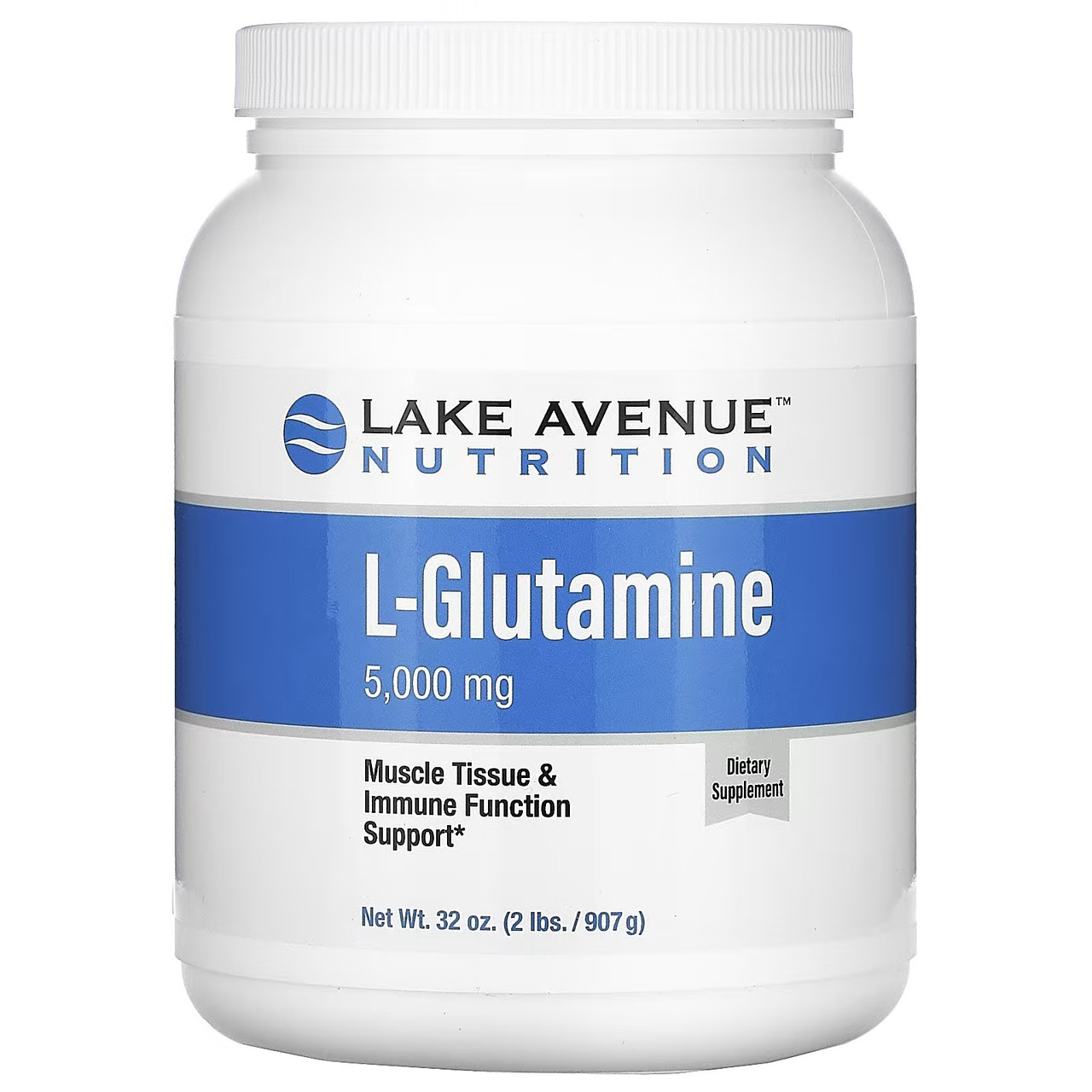 Глютамин Lake Avenue Nutrition L-Glutamine 907 г