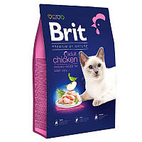 Brit Premium by Nature Cat Adult Chicken (Брит Преміум Нечурал Кет Едалт Курка) сухий корм для дорослих котів