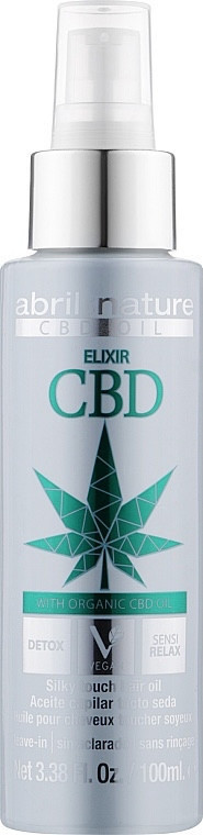 Детокс-Еліксир олія для волосся з конопляним маслом Abril et Nature CBD Cannabis Oil Elixir 100 мл