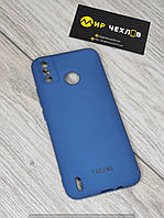 Чохол Чохол Silicone Cover My Color Full Camera (A) для TECNO Spark 6 Go (Синий / Navy blue)