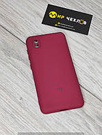 Чохол Silicone Cover My Color Full Camera (A) для ZTE Blade A3 (2020) (Бордовий / Marsala) 52926