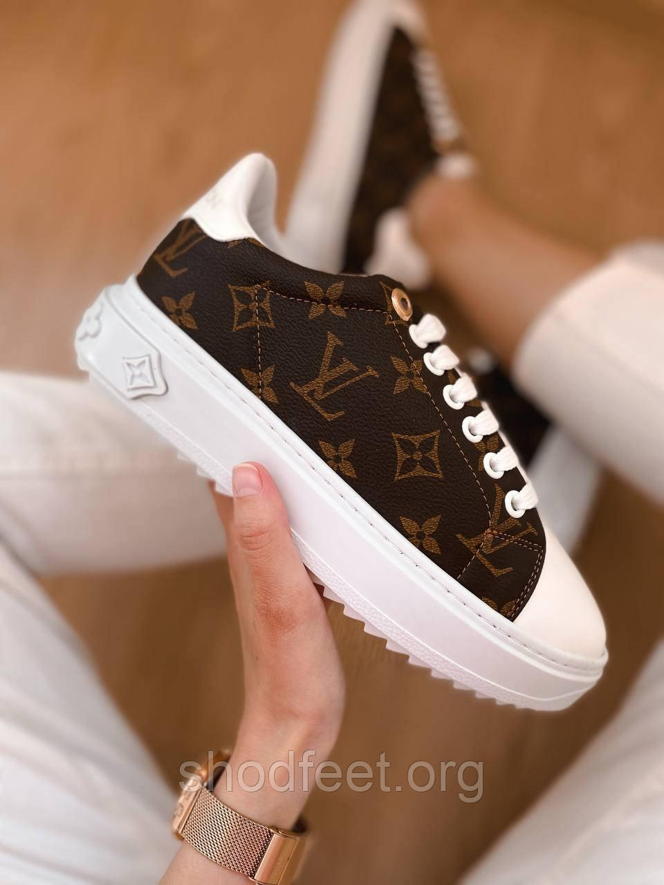 Жіночі кросівки Louis Vuitton Escale Brown