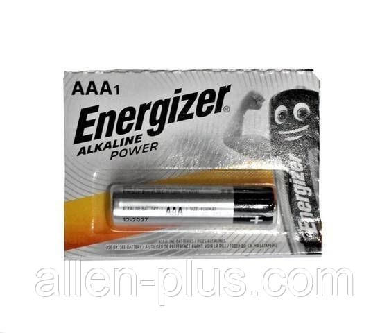 Батарейка лужна Energizer ALKALINE POWER LR03/AAA, блістер 1 шт., фото 1