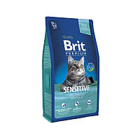 Brit Premium Cat Sensitive Lamb (Брит Премиум Сенситив Ягненок) корм для котов с чувствительным пищеварением 1.5 кг.