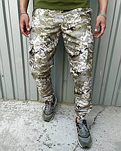 Штани чоловічі тактичні мілітарі Tera піксель камуфляжні Штани чоловічі весняні осінні літні легкі