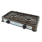 Газова настільна плита Domotec MS 6602 / Портативна газова плита / Двоконфоркова газова плита, фото 4